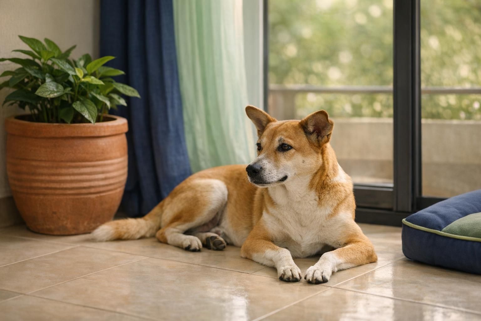 Ear scratching and ear infections in dogs, breed comparison: who gets hit hardest in indian monsoons: calm dog at home | K9 Vitality